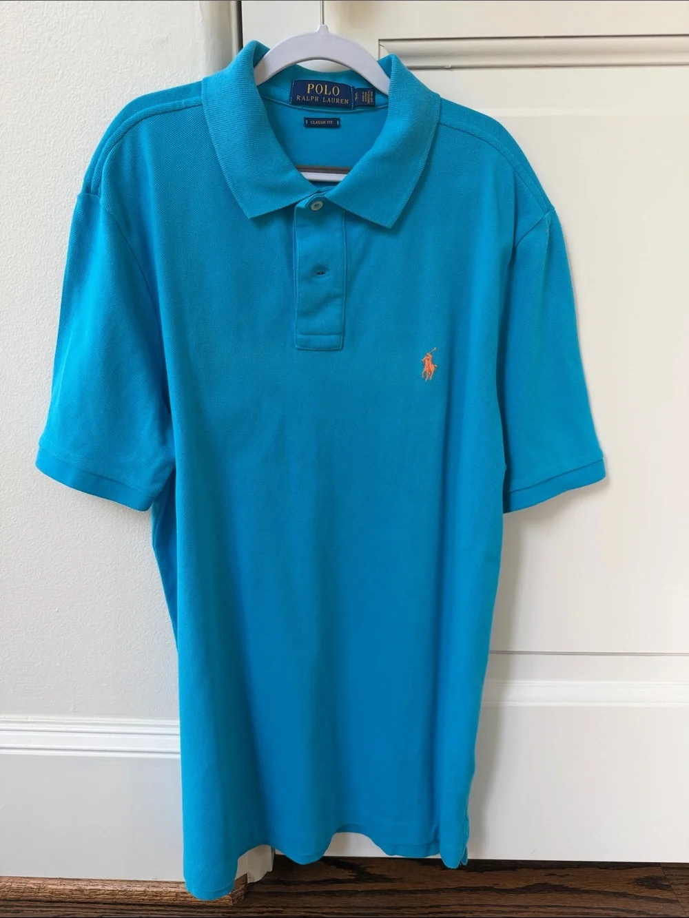 Polo by Ralph Lauren Men’s Polo Shirt in Bright Turquoise - Classic Fit - Sz SP